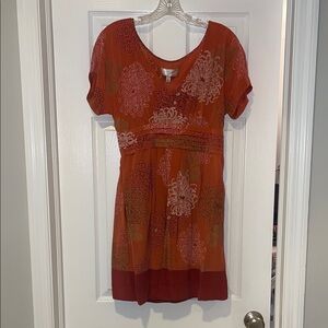 Moulinette Soeurs Vibrant Coral Dress